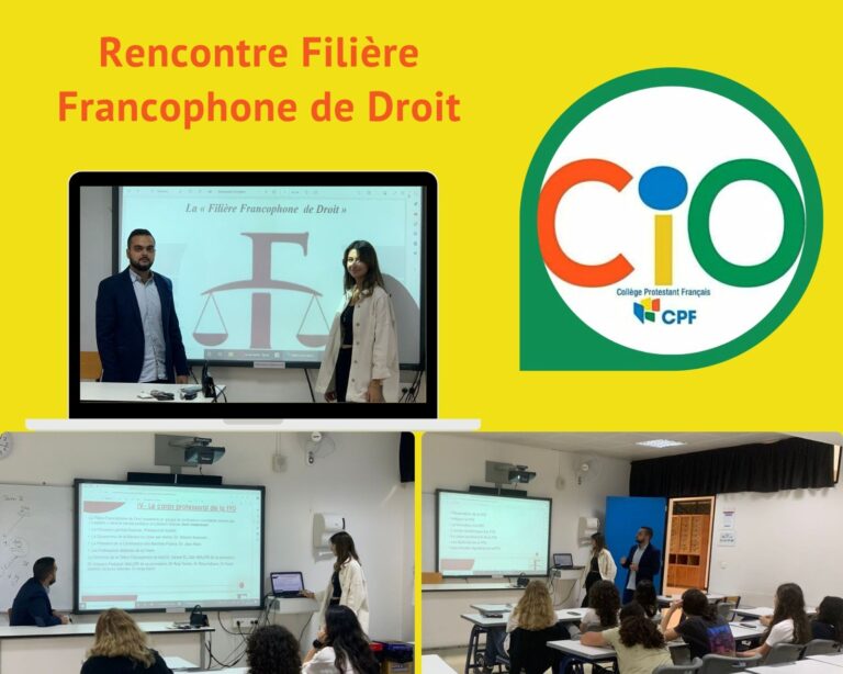 Présentation Filière Francophone de Droit 