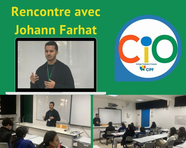 Rencontre Johann Farhat 